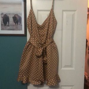Polka Dot Ruffle Romper